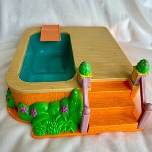 Vintage 2004 Mattel Dora The Explorer Talking Pool & Deck Playset SOUND WORKS